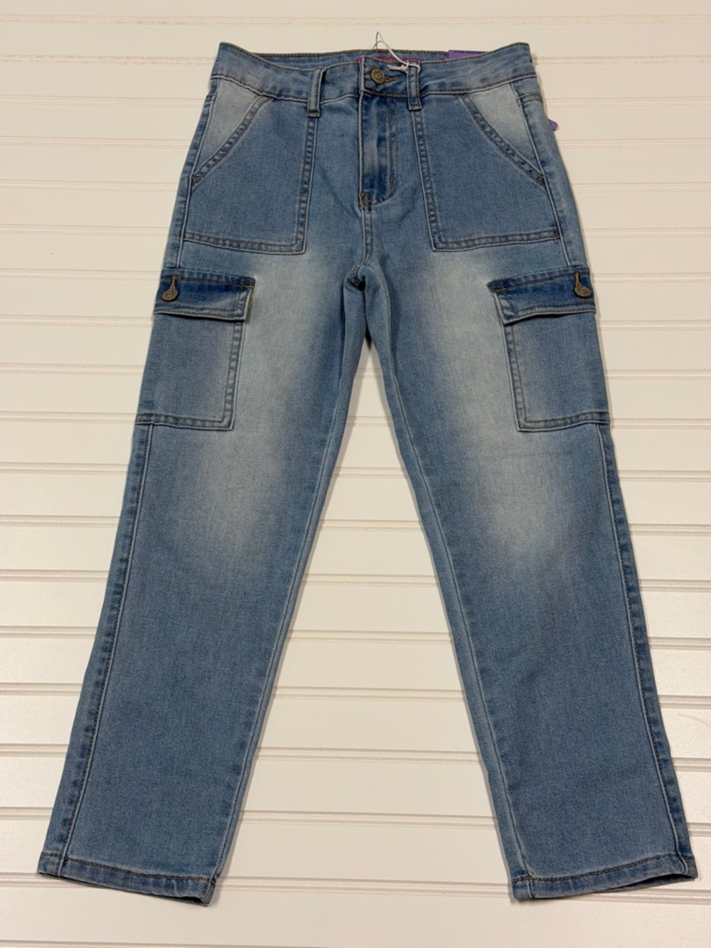 GOGO Star Kids Cargo Jeans with Utility Pockets